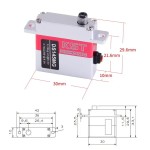 Hot Sales KST DS145MG 10mm 5.2Kgf.cm 0.12sec RC Model Digital Metal Gear Coreless Motor for Glider Wing Jet Wing